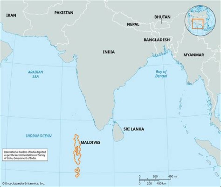 Where exactly is Maldives located?