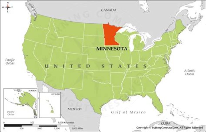 Where in the US is Minnesota located?