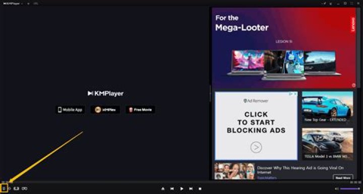 Where is 3D option in KMPlayer?
