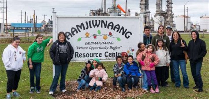 Where is aamjiwnaang First Nation?