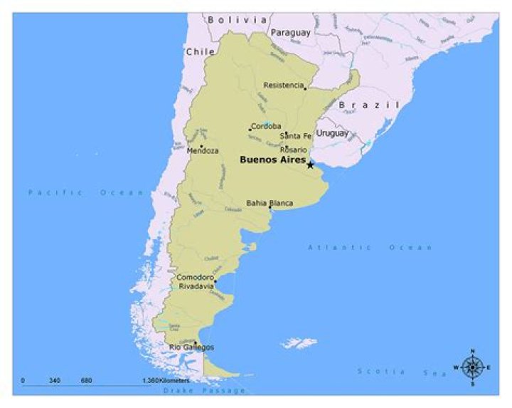 Where is Argentina capital located?