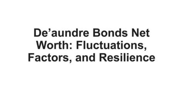 Where is De Aundre bonds from?