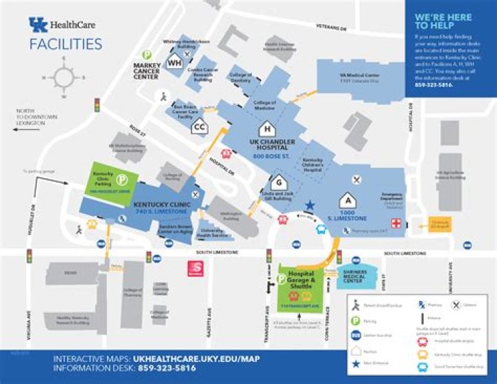 Where is Pavilion H in UK hospital?