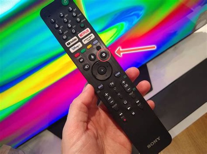 Where is remote sensor on Sony TV?