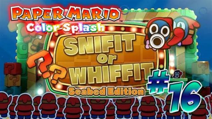 Where is Snifit or Whiffit color splash?