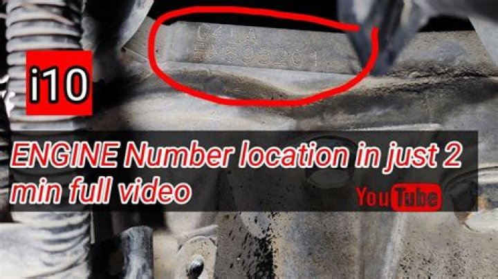 Where is the engine number on a RB26?