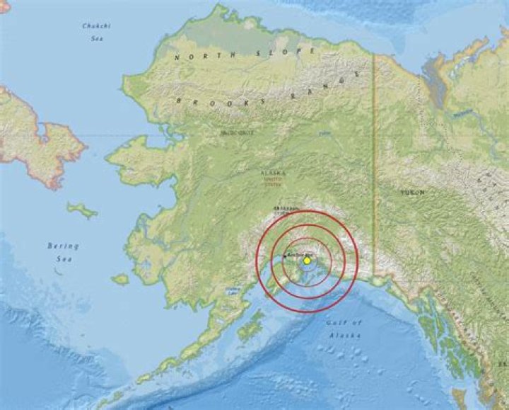 Where is the epicenter in Alaska?