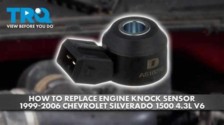Where is the knock sensor located on a 2001 Chevy Tahoe?