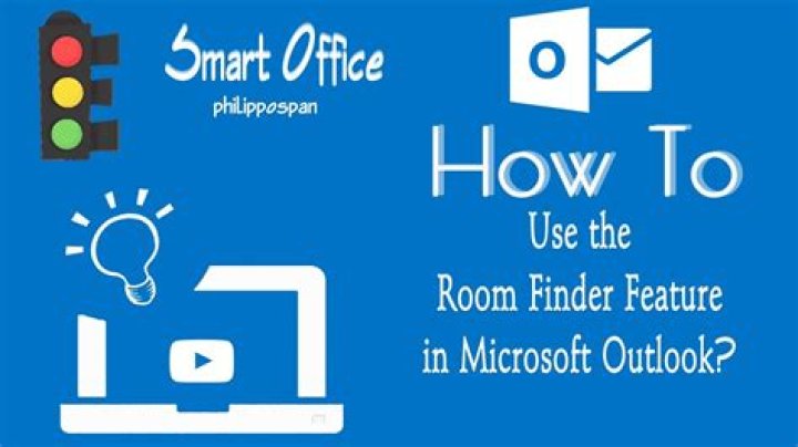 Where is the room finder in Outlook?