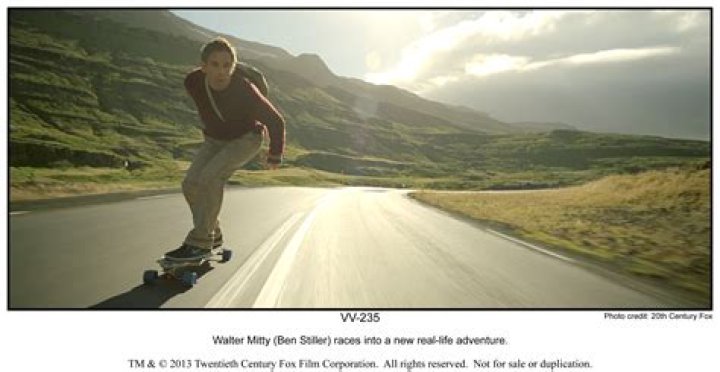 Where is the skateboard scene in Walter Mitty?