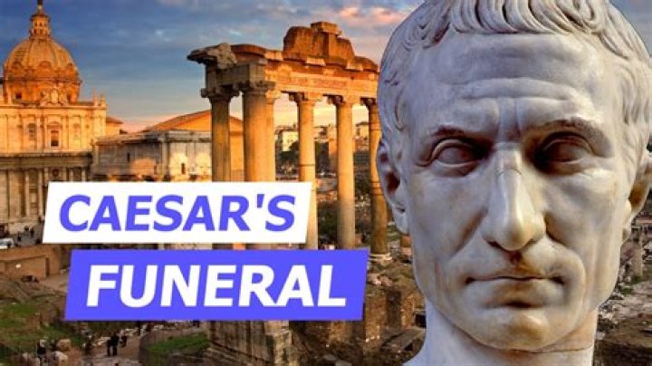 Where was Julius Cesar buried?