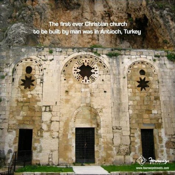 Where was the first Christian church in Turkey?