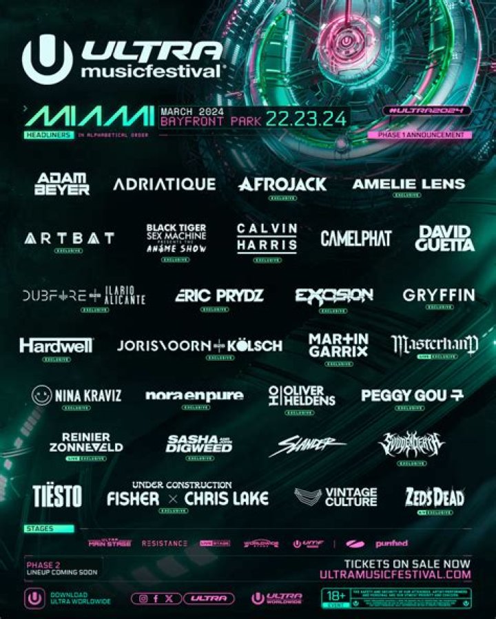 Where was the first Ultra Music Festival?