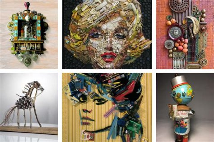 Which artists create assemblages?