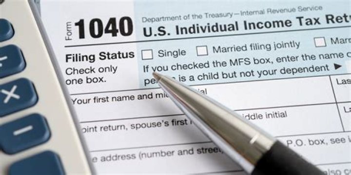 Which box shows your tax return?