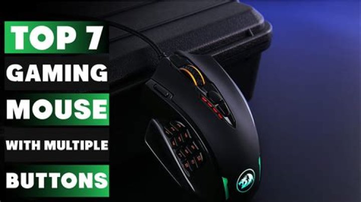 Which gaming mouse has the most buttons?