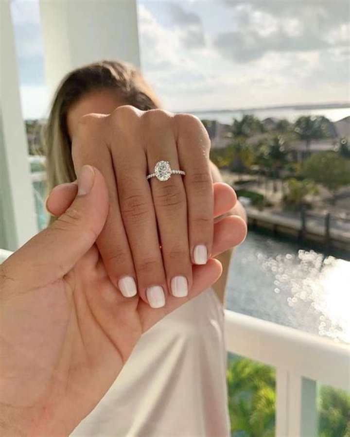 Which hand is the engagement ring on?