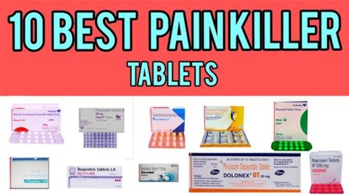 Which is the best pain killer tablet without side effects?