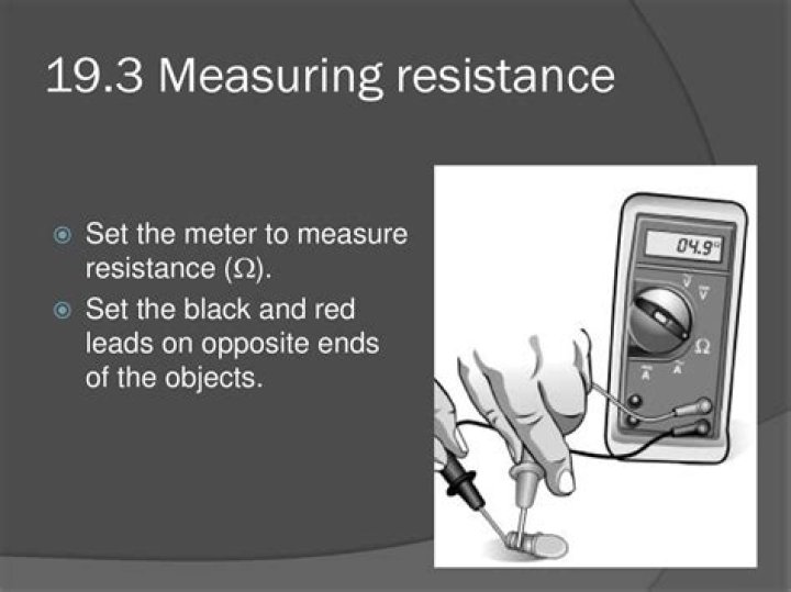 Which method is used to absolute measurement of resistance?