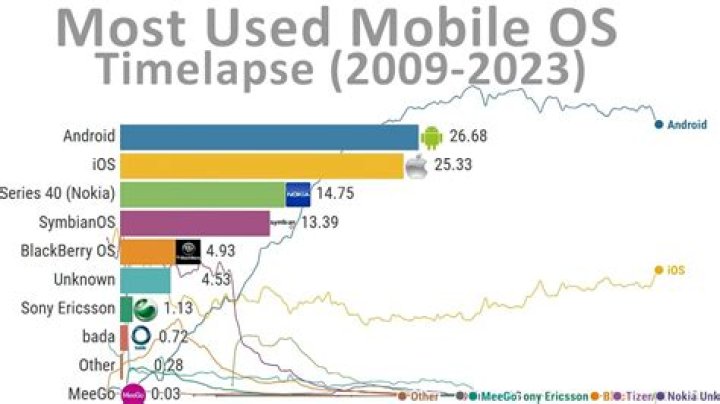 Which mobile OS is used in China?