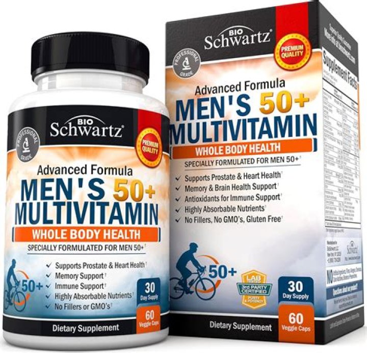 Which multivitamin is best for 50+?