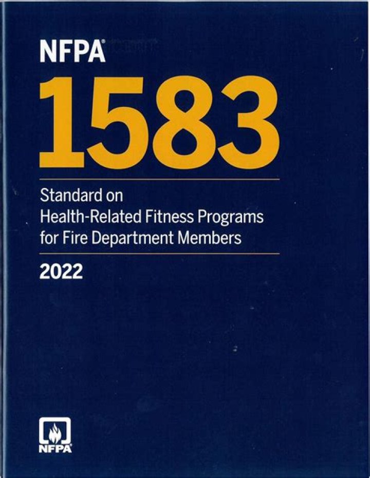 Which NFPA standard covers health-related fitness programs for fire department members?