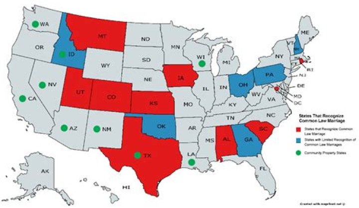 Which states still recognize common law marriage?