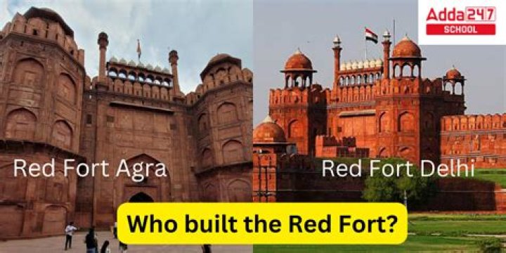 Who built Red Fort Agra?