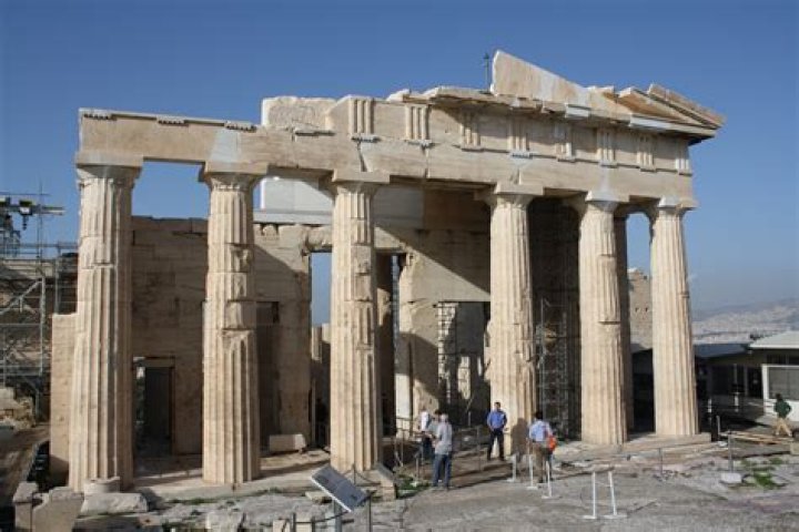 Who designed the Propylaea?