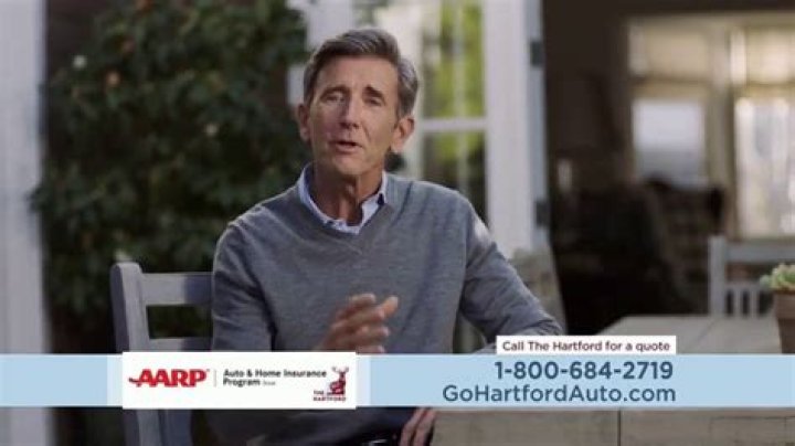 Who does The Hartford insurance commercial?
