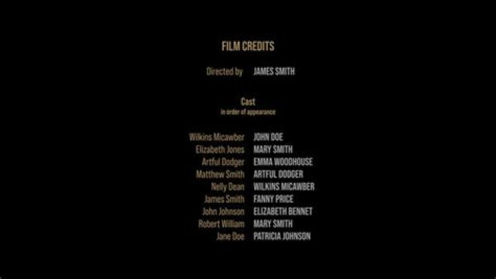 Who gets credit for a movie?