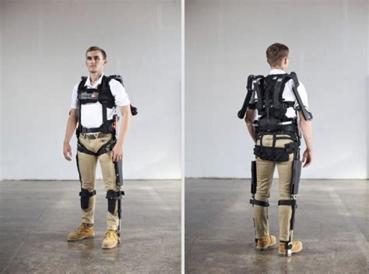Who invented the exoskeleton suit?