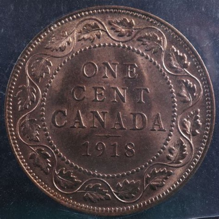 Who is on the 1918 Canadian penny?