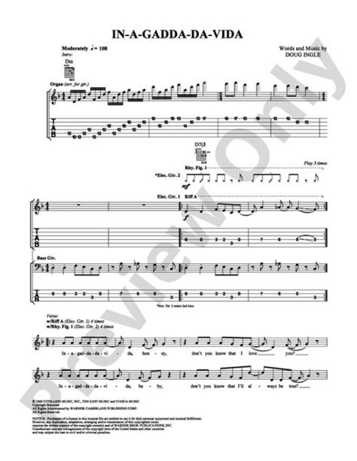 Who originally sang In-A-Gadda-Da-Vida?