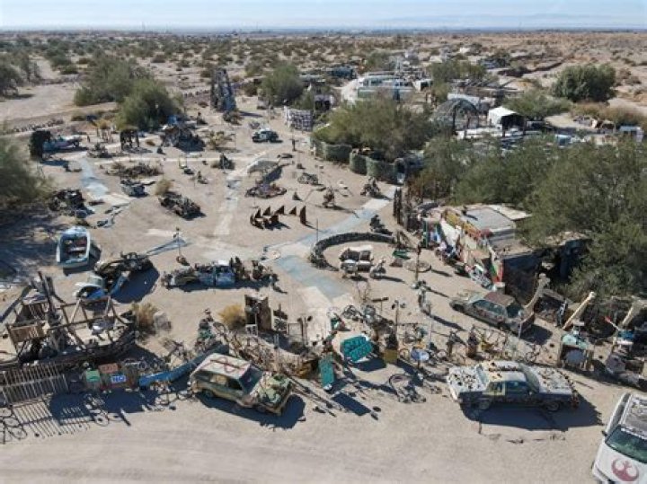 Who owns Slab City in California?