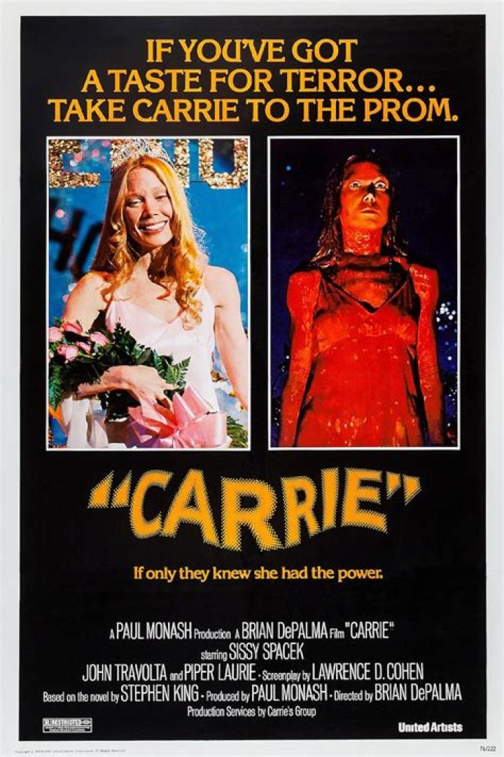 Who played Carrie White 1976?