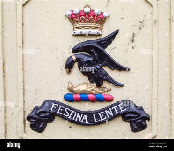 Who said Festina Lente?
