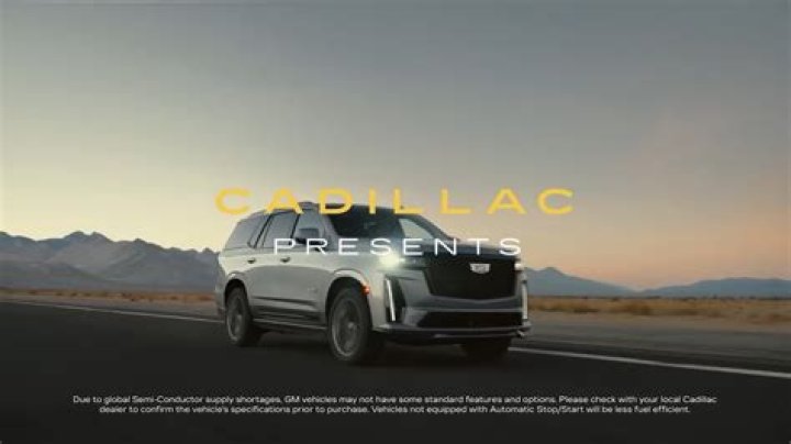 Who sings the new Cadillac commercial?