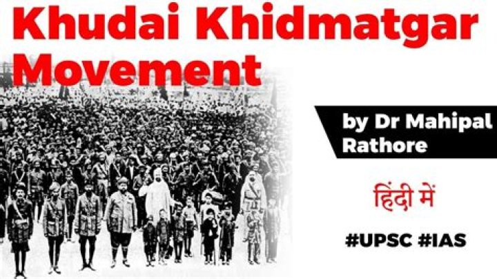 Who started the Khudai Khidmatgar movement?