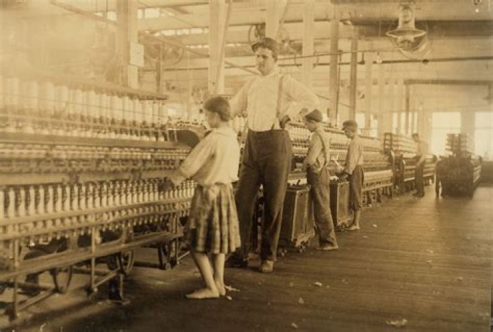 Who worked in the factories in the 1800s?