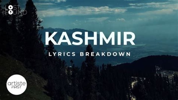 Who wrote Kashmir lyrics?