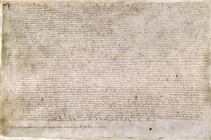 Who wrote the Magna Carta document?
