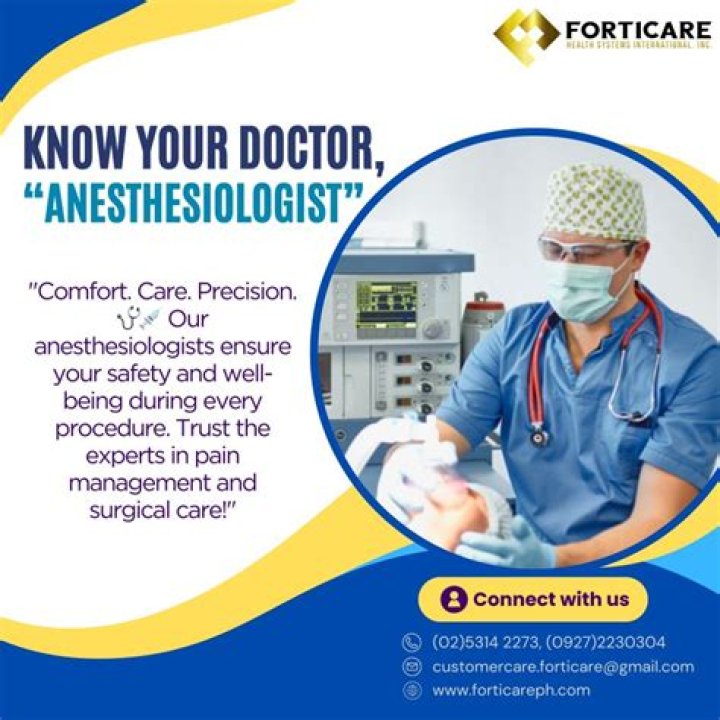 Why are anesthesiologists important?