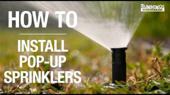 Why are my pop up sprinklers not popping up?