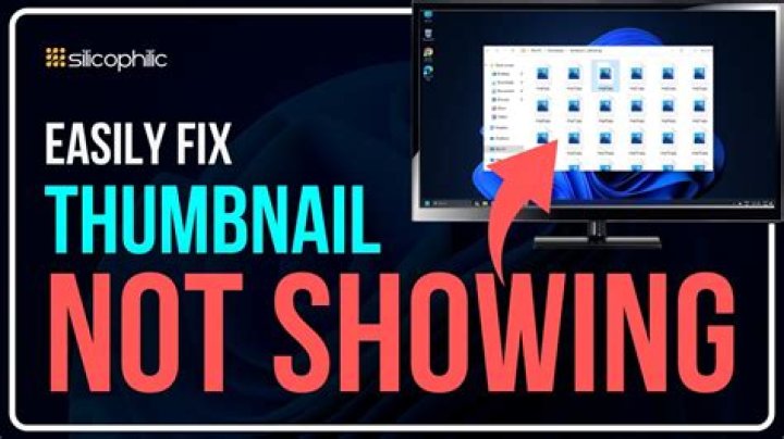 Why are my thumbnails not showing?