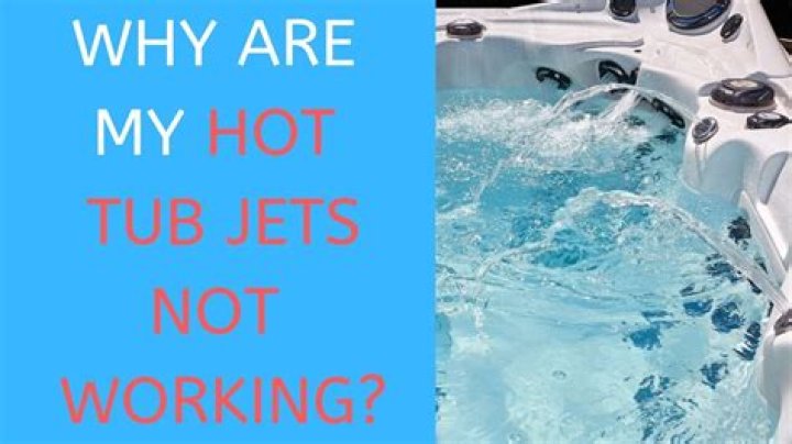 Why are only half my jets working in hot tub?