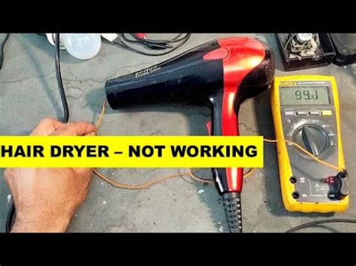 Why did my hairdryer suddenly stop working?