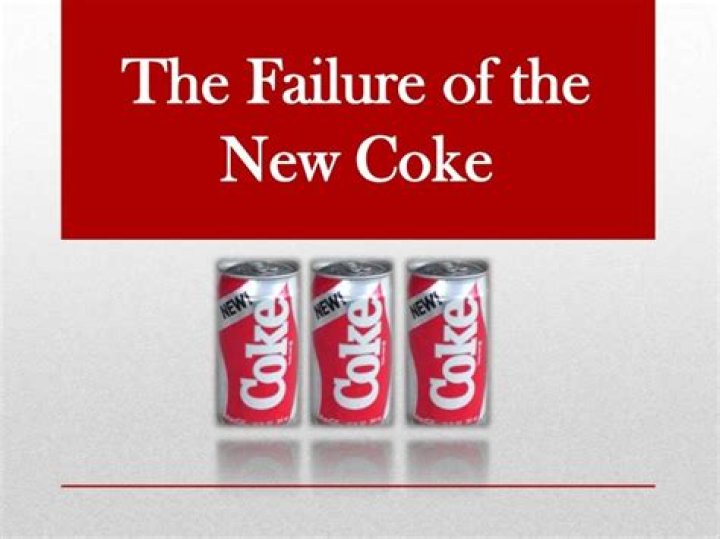Why did New Coke fail in 1985?
