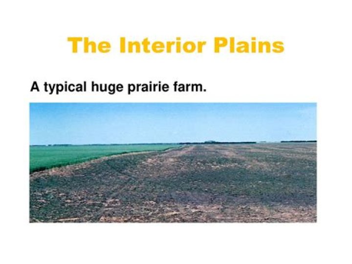 Why did people settle in the Interior Plains?
