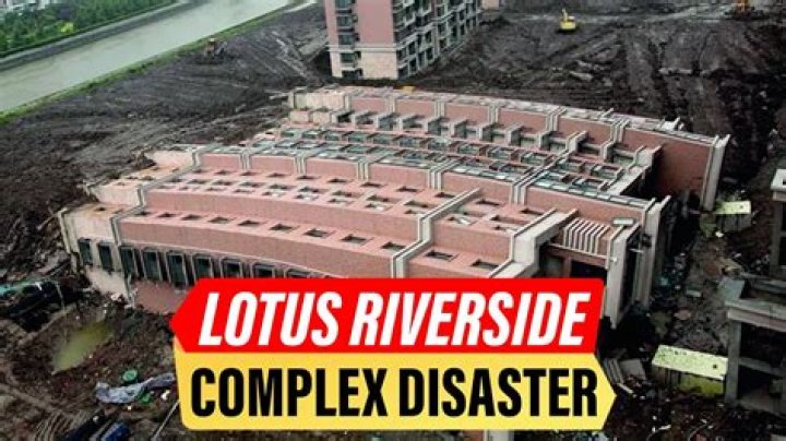 Why did the Lotus Riverside complex collapse?
